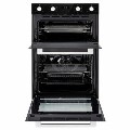 Belling ComfortCook Built-In Electric Double Oven - Black