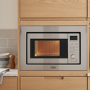 Belling 17L Built-In Microwave with Grill - Stainless Steel