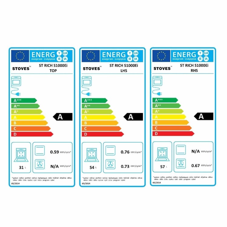 Refurbished Stoves Richmond S1000EI MK 100cm Electric Induction Range Cooker Black