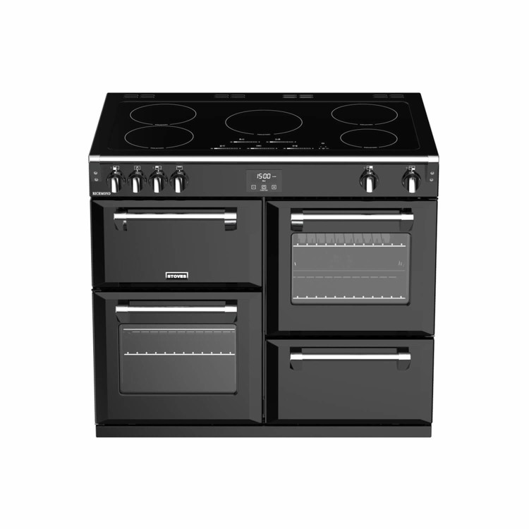Refurbished Stoves Richmond S1000EI MK 100cm Electric Induction Range Cooker Black
