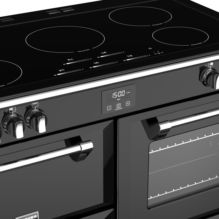 Stoves Richmond S1100Ei MK22 110cm Electric Induction Range Cooker - Black