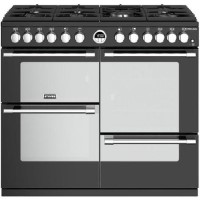 Stoves Sterling S1000DF MK22 100cm Dual Fuel Range Cooker - Black