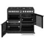 Stoves Sterling S1000DF MK22 100cm Dual Fuel Range Cooker - Black