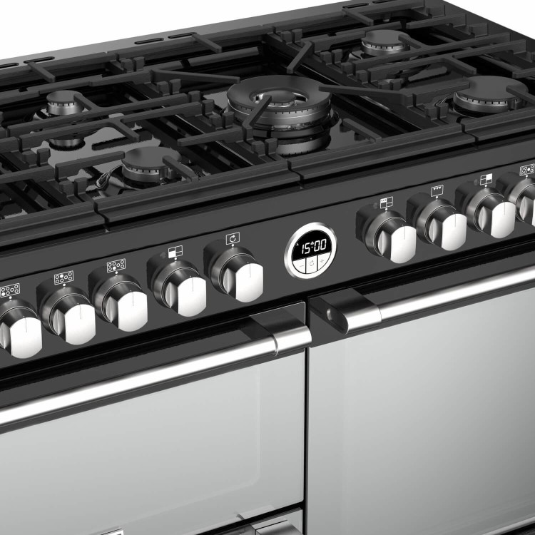 Stoves Sterling S1100DF 110cm Dual Fuel Range Cooker - Black