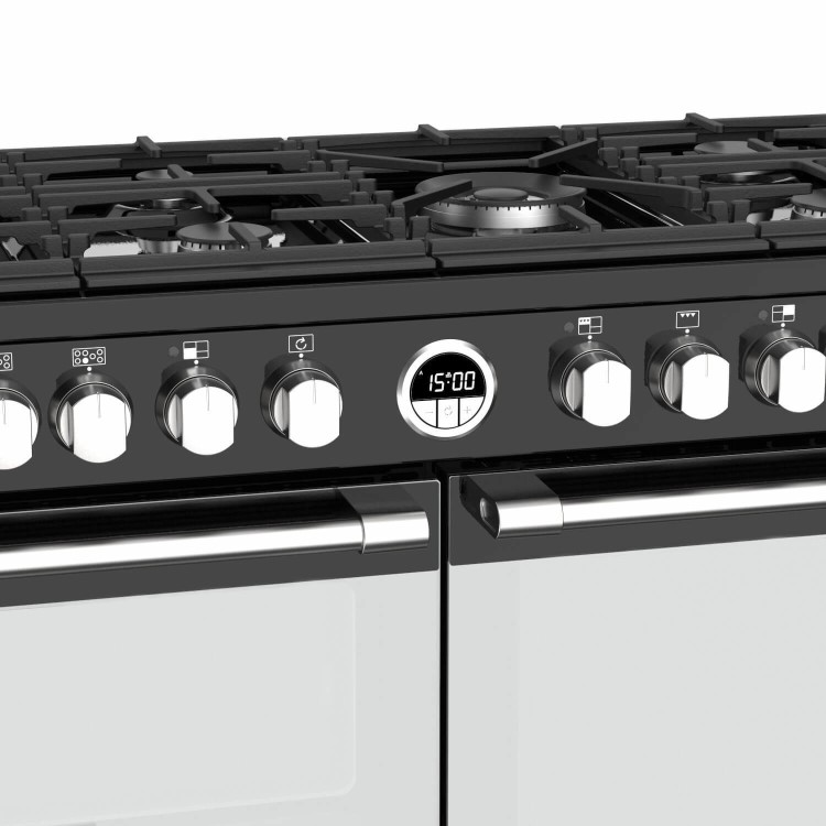 Stoves Sterling S1100DF 110cm Dual Fuel Range Cooker - Black