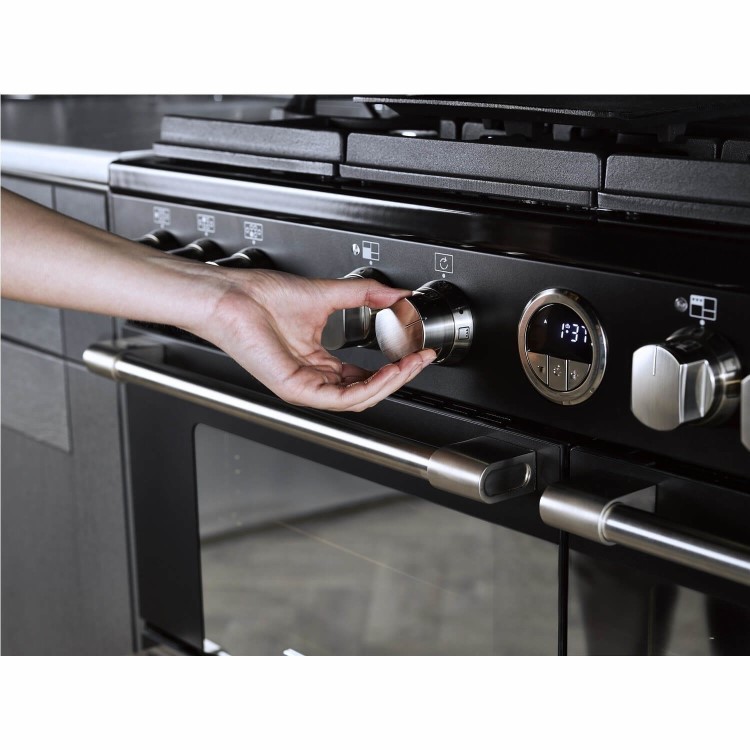 Stoves Sterling S1100DF 110cm Dual Fuel Range Cooker - Black