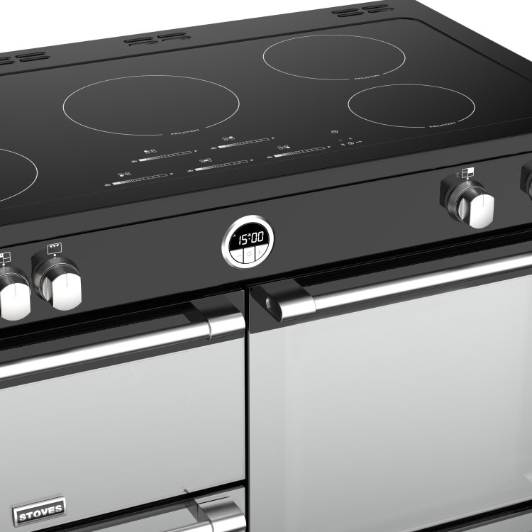 Stoves Sterling S1100Ei MK22 110cm Electric Induction Range Cooker - Black
