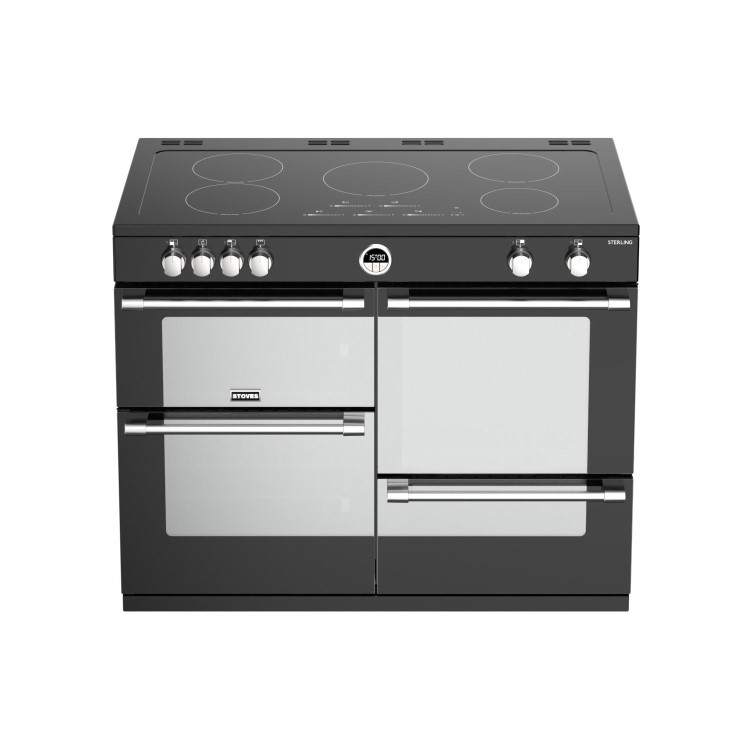 Stoves Sterling S1100Ei MK22 110cm Electric Induction Range Cooker - Black