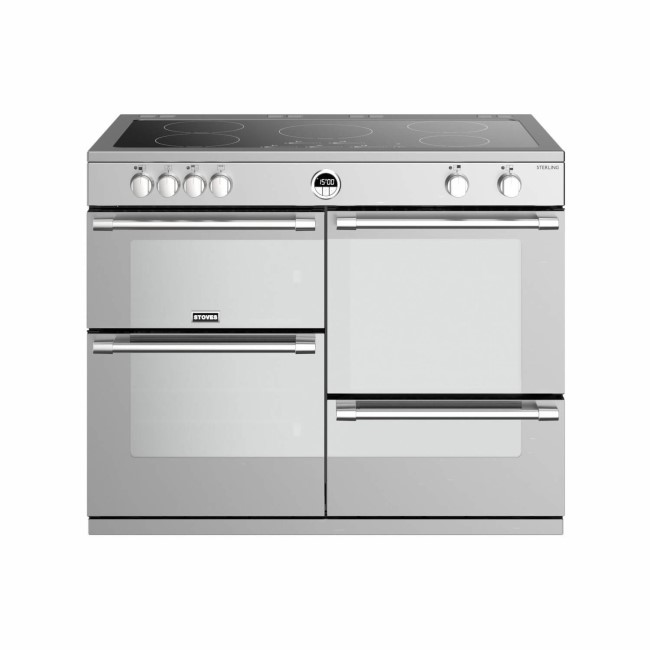 Stoves Sterling S1100Ei MK22 110cm Electric Induction Range Cooker - Stainless Steel