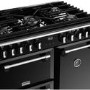 Stoves Richmond Deluxe D900DF 90cm Dual Fuel Range Cooker - Black