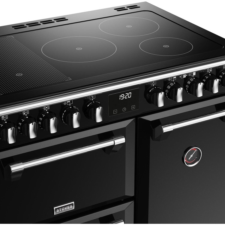 Stoves 444411436 Richmond Deluxe D900Ei 90cm Electric Range Cooker - Black