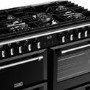 Stoves Richmond Deluxe D1000DF 100cm Dual Fuel Range Cooker - Black