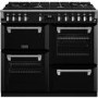 Stoves Richmond Deluxe D1000DF 100cm Dual Fuel Range Cooker - Black