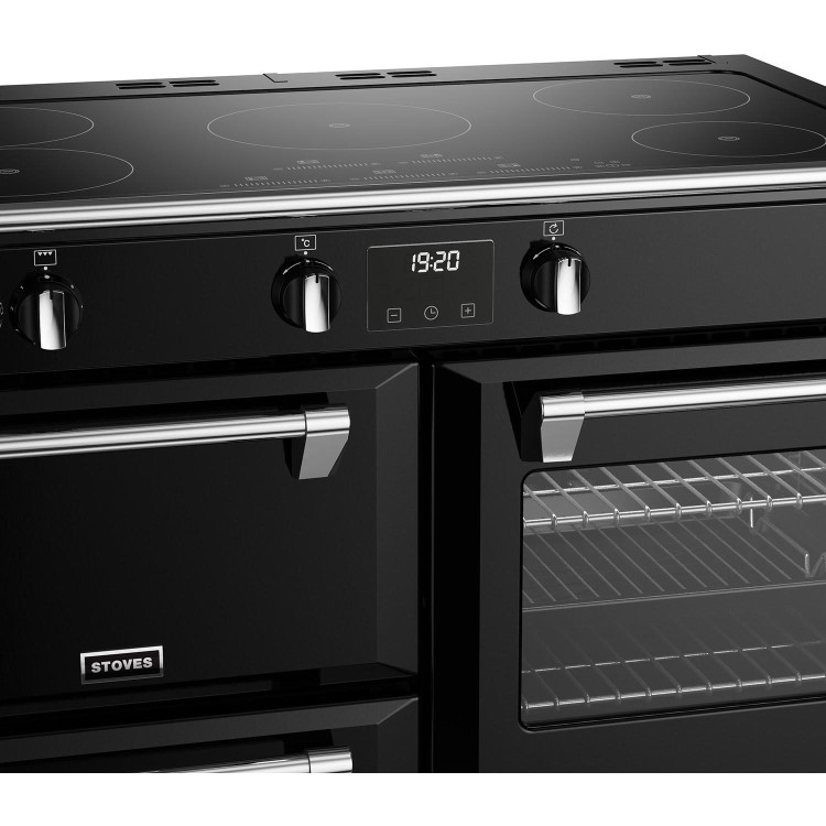 Stoves Richmond Deluxe D1000Ei 100cm Electric Range Cooker - Black