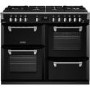 Stoves Richmond Deluxe D1100DF 110cm Dual Fuel Range Cooker - Black