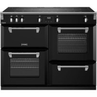 Refurbished Stoves Richmond Deluxe D1100Ei 110cm Electric Range Cooker Black Refurbished Stoves Richmond Deluxe D1100Ei 110cm Electric Range Cooker Black