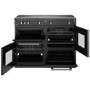 Refurbished Stoves Richmond Deluxe D1100Ei 110cm Electric Range Cooker Black