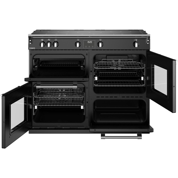 Refurbished Stoves Richmond Deluxe D1100Ei 110cm Electric Range Cooker Black