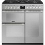 Stoves Sterling Deluxe D900DF 90cm Dual Fuel Range Cooker - Stainless Steel