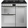 Stoves Sterling Deluxe D900DF 90cm Dual Fuel Range Cooker - Stainless Steel