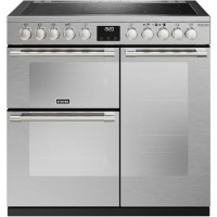 Stoves Sterling Deluxe D900Ei 90cm Electric Range Cooker - Stainless Steel