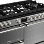 Stoves Sterling Deluxe D1000DF 100cm Dual Fuel Range Cooker - Stainless Steel