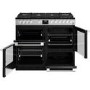 Stoves Sterling Deluxe D1000DF 100cm Dual Fuel Range Cooker - Stainless Steel
