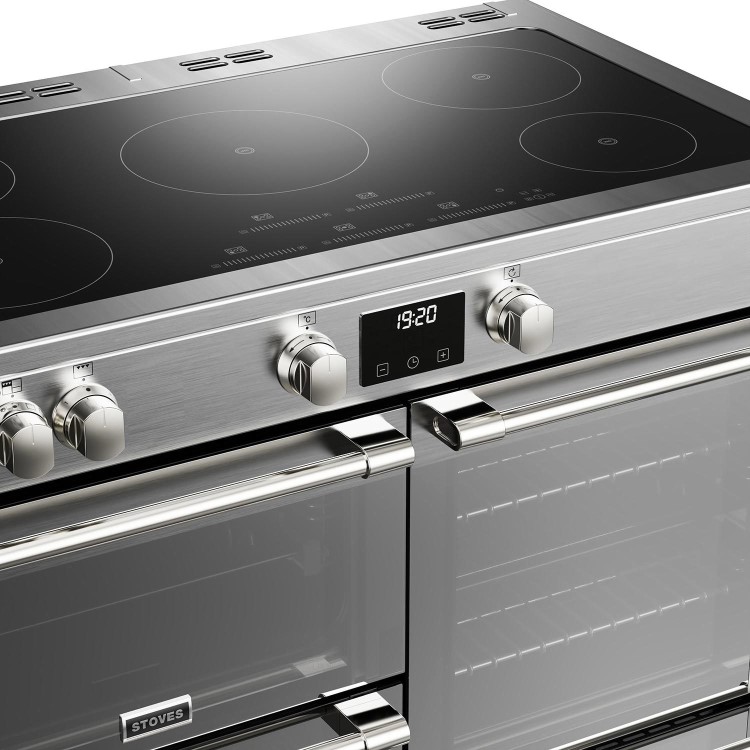 Stoves 444411473 Sterling Deluxe D1000Ei TCH 100cm Electric Range Cooker - Stainless Steel