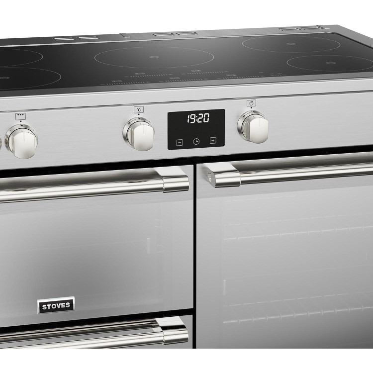 Stoves 444411473 Sterling Deluxe D1000Ei TCH 100cm Electric Range Cooker - Stainless Steel