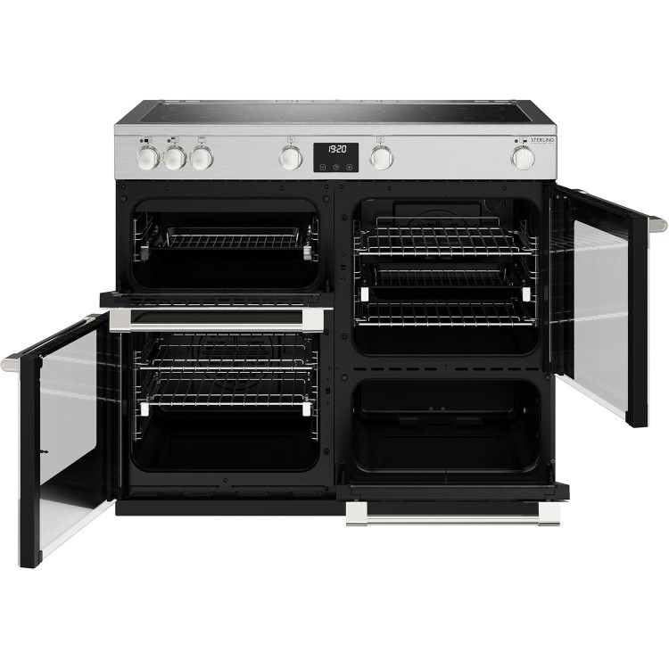 Stoves 444411473 Sterling Deluxe D1000Ei TCH 100cm Electric Range Cooker - Stainless Steel
