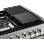 Stoves Sterling Deluxe D1100DF 110cm Dual Fuel Range Cooker - Stainless Steel
