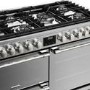 Stoves Sterling Deluxe D1100DF 110cm Dual Fuel Range Cooker - Stainless Steel