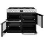 Stoves Sterling Deluxe D1100DF 110cm Dual Fuel Range Cooker - Stainless Steel