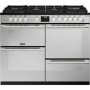 Stoves Sterling Deluxe D1100DF 110cm Dual Fuel Range Cooker - Stainless Steel
