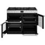 Stoves Sterling Deluxe D1100DF 110cm Dual Fuel Range Cooker - Stainless Steel