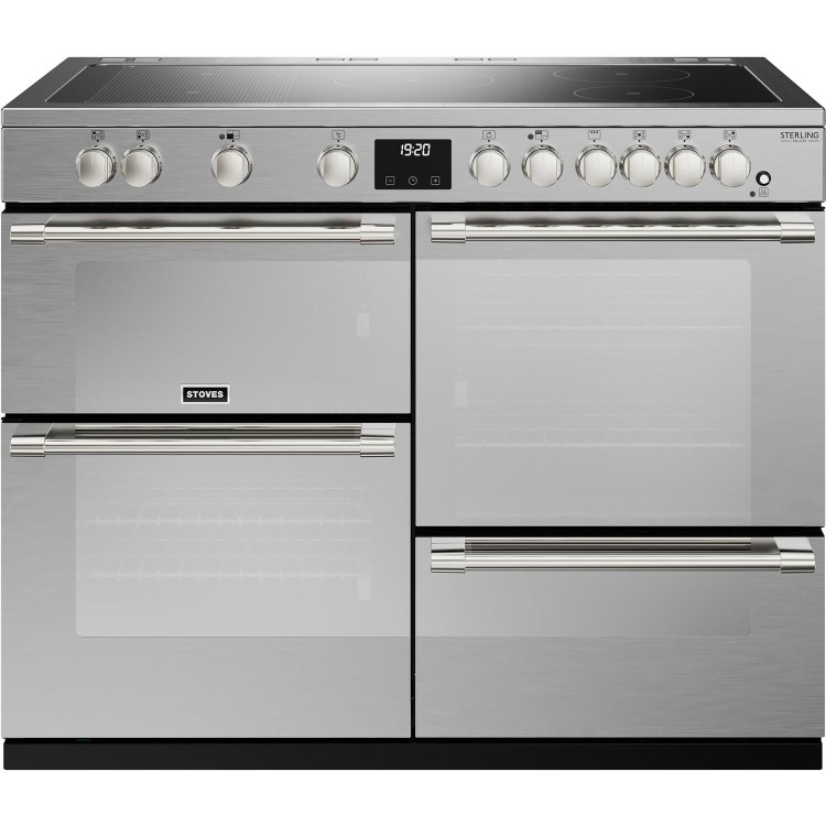 Stoves 444411480 Sterling Deluxe D1100Ei RTY 110cm Electric Range Cooker - Stainless Steel