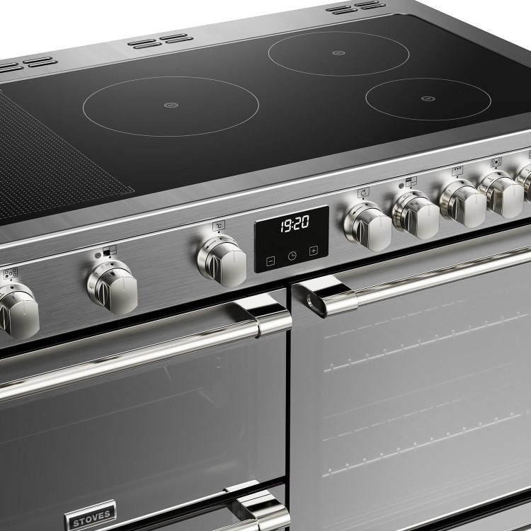Stoves 444411480 Sterling Deluxe D1100Ei RTY 110cm Electric Range Cooker - Stainless Steel