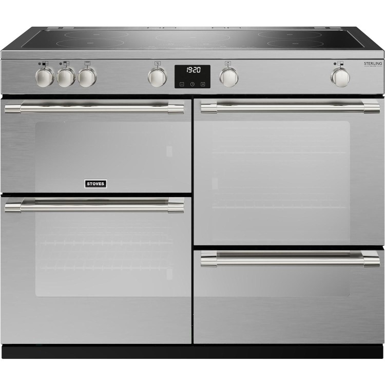 Stoves 444411482 Sterling Deluxe D1100Ei TCH 110cm Electric Range Cooker - Stainless Steel