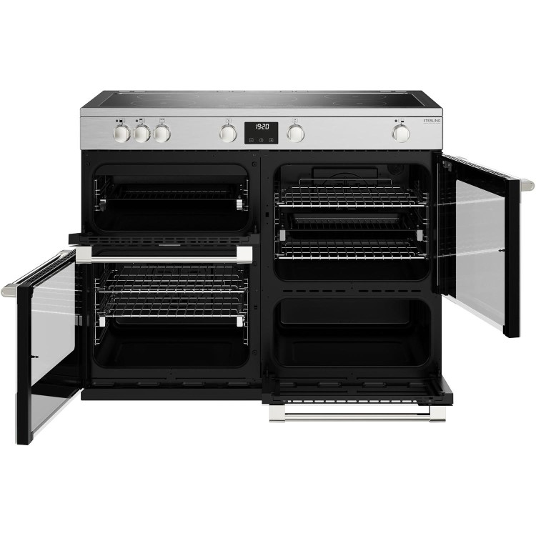 Stoves 444411482 Sterling Deluxe D1100Ei TCH 110cm Electric Range Cooker - Stainless Steel