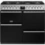 Stoves Precision Deluxe D1000DF 100cm Dual Fuel Range Cooker - Stainless Steel