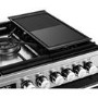 Stoves Precision Deluxe D1000DF 100cm Dual Fuel Range Cooker - Stainless Steel