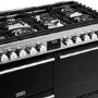 Stoves Precision Deluxe D1000DF 100cm Dual Fuel Range Cooker - Stainless Steel