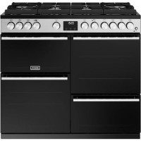 Stoves Precision Deluxe D1000DF 100cm Dual Fuel Range Cooker - Stainless Steel