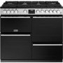 Stoves Precision Deluxe D1000DF 100cm Dual Fuel Range Cooker - Stainless Steel