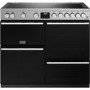 Stoves Precision Deluxe D1000Ei 100cm Electric Range Cooker - Stainless Steel
