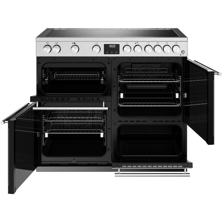 Stoves Precision Deluxe D1000Ei 100cm Electric Range Cooker - Stainless Steel