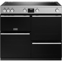 Stoves Precision Deluxe D1000Ei 100cm Electric Range Cooker - Stainless Steel