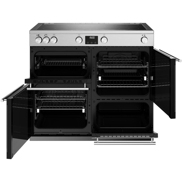 Stoves Precision Deluxe D1000Ei 100cm Electric Range Cooker - Stainless Steel