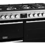 Stoves Precision Deluxe D1100DF 110cm Dual Fuel Range Cooker - Stainless Steel