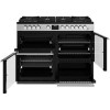 Stoves Precision Deluxe D1100DF 110cm Dual Fuel Range Cooker - Stainless Steel
